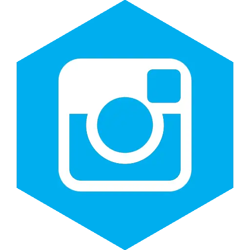 764826 hexagon instagram media social icon 1